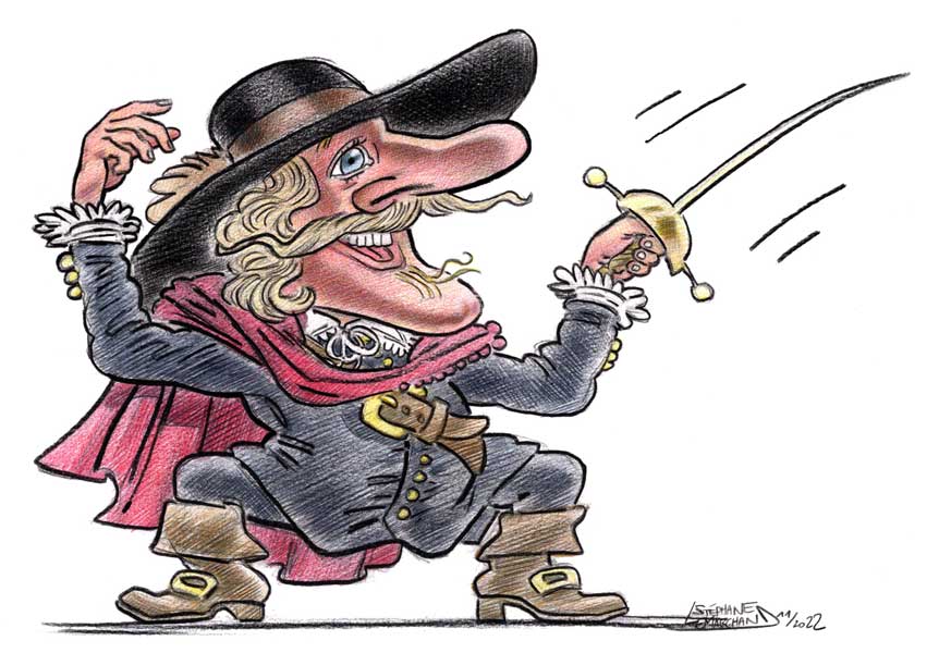 Caricature de Depardieu